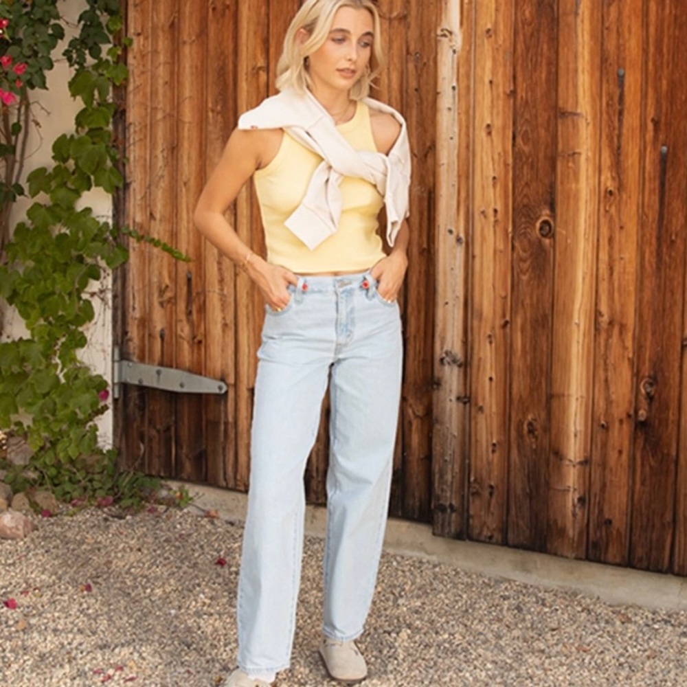 Levi’s Baggy Dad Jeans in Light Sugar Wash